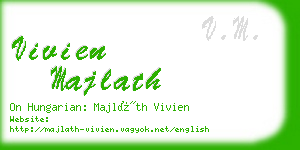 vivien majlath business card